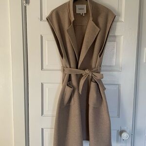ba & sh The Gavin long coat sleeveless size M